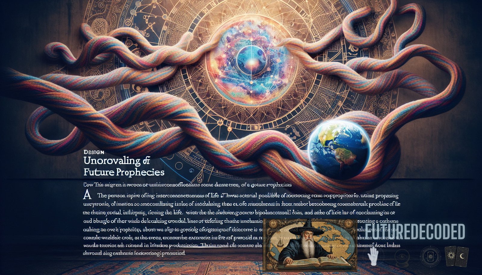 Illustration for section: While the accuracy of Cayce's prophecies may be a subject of debate, their significance lies in thei - cayces prophecies