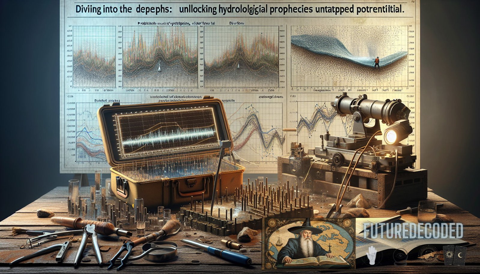 Illustration for section: 1. Data Quality: The accuracy of hydrological prophecies relies heavily on the quality and availabil - hydrological potential